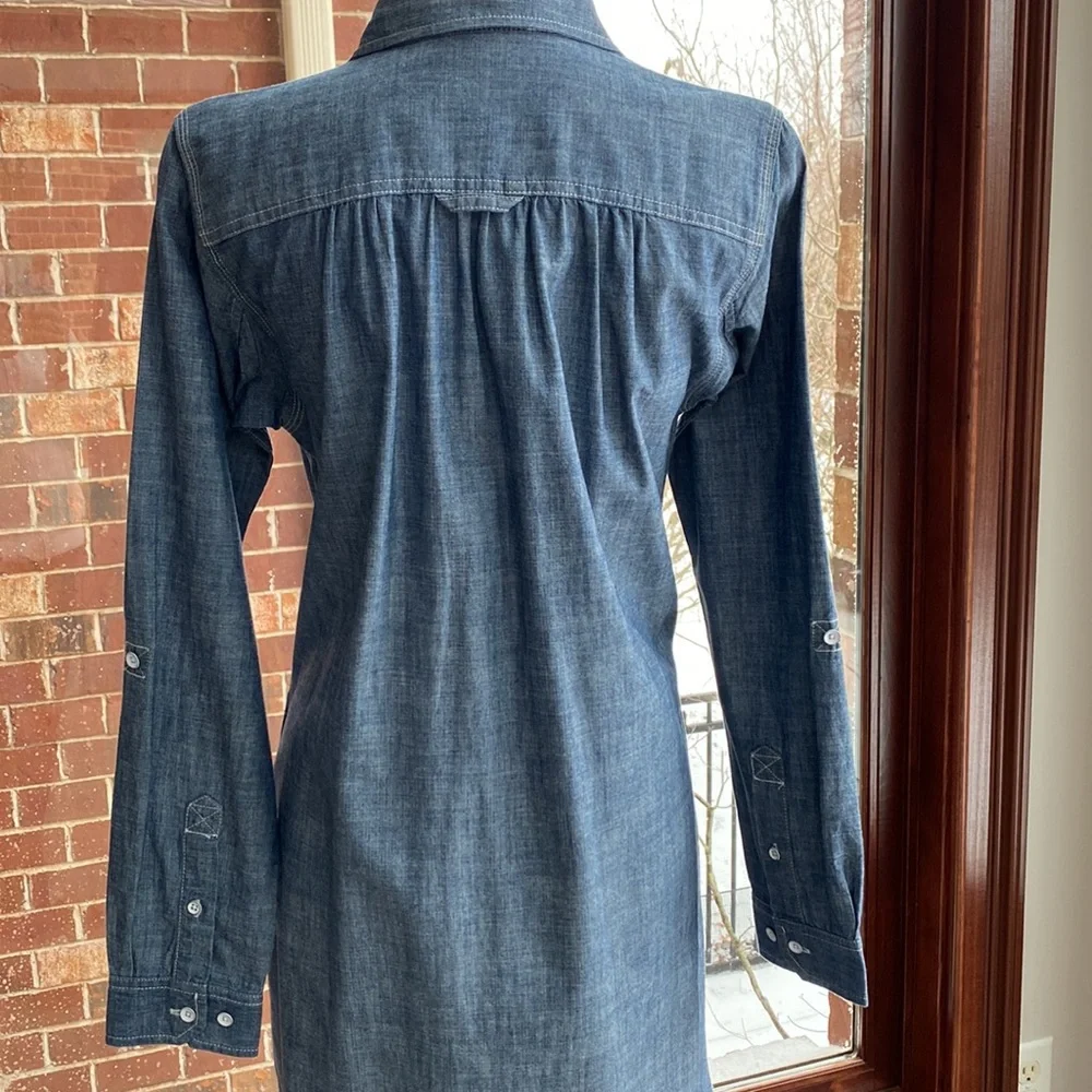 Duluth Trading Co Chambray Dress - Picture 7 of 10
